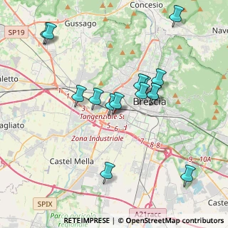 Mappa Via Bergamo, 25125 Brescia BS, Italia (3.744)