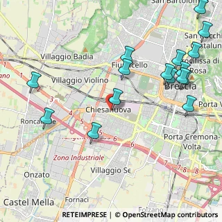 Mappa Via Bergamo, 25125 Brescia BS, Italia (2.62125)