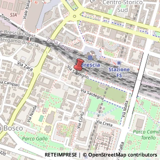 Mappa Via Sostegno, 30, 25124 Brescia, Brescia (Lombardia)