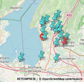 Mappa Via della Pieve, 37011 Bardolino VR, Italia (6.58368)