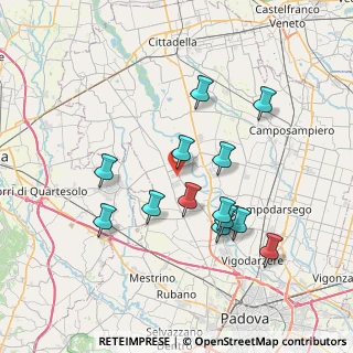 Mappa Via S. Silvestro, 35016 Piazzola sul Brenta PD, Italia (6.93615)