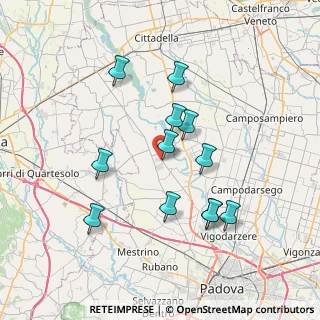 Mappa Via S. Silvestro, 35016 Piazzola sul Brenta PD, Italia (6.75333)