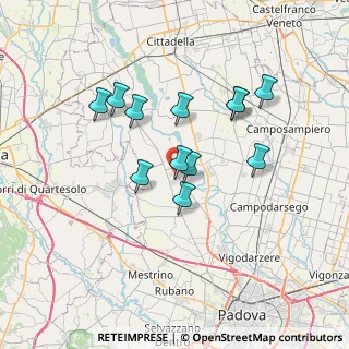 Mappa Via S. Silvestro, 35016 Piazzola sul Brenta PD, Italia (6.05417)