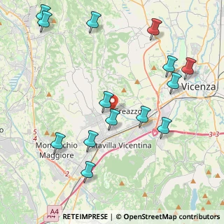 Mappa Via Molini, 36051 Creazzo VI, Italia (4.90643)