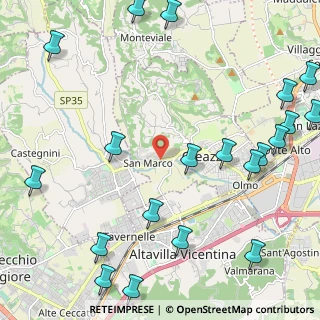 Mappa Via Molini, 36051 Creazzo VI, Italia (3.0745)