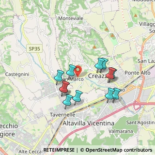 Mappa Via Molini, 36051 Creazzo VI, Italia (1.54)