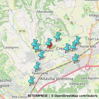 Mappa Via Molini, 36051 Creazzo VI, Italia (1.72727)