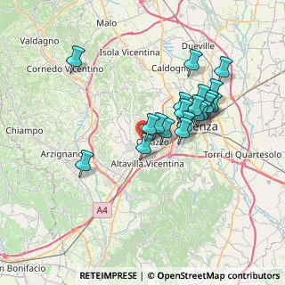 Mappa Via Molini, 36051 Creazzo VI, Italia (6.3115)