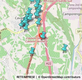 Mappa Località Cà Persiane, 37010 Cavaion Veronese VR, Italia (1.0885)