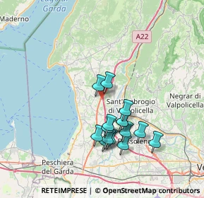 Mappa Località Cà Persiane, 37010 Cavaion Veronese VR, Italia (6.49867)