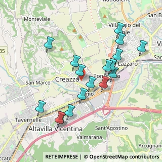 Mappa Via de Pinedo, 36051 Creazzo VI, Italia (1.90294)