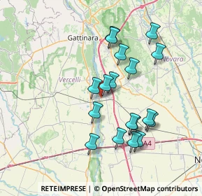 Mappa Strada Provinciale, 28064 Carpignano Sesia NO, Italia (6.77611)