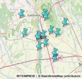 Mappa Strada Provinciale, 28064 Carpignano Sesia NO, Italia (5.84929)