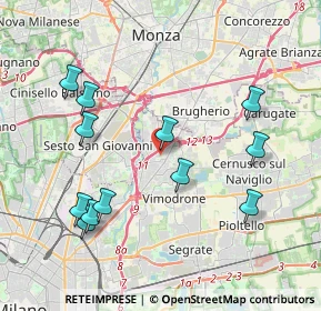 Mappa Piazza Mentana, 20093 Cologno Monzese MI, Italia (4.1925)