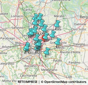 Mappa Piazza Mentana, 20093 Cologno Monzese MI, Italia (9.6815)