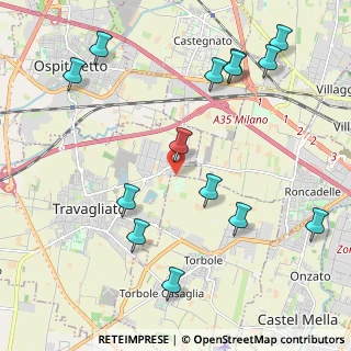 Mappa Via Finiletti, 25039 Travagliato BS, Italia (2.495)