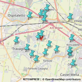 Mappa Via Finiletti, 25039 Travagliato BS, Italia (2.34105)