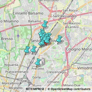 Mappa Via Felice Cavallotti, 20099 Sesto San Giovanni MI, Italia (0.91929)