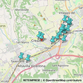 Mappa SP 35, 36051 Creazzo VI, Italia (2.106)
