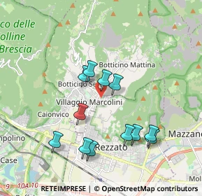 Mappa Via Caduti del Lavoro, 25082 Botticino BS, Italia (1.7575)
