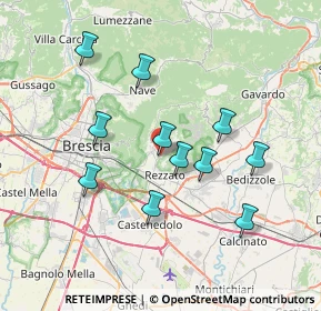 Mappa Via Caduti del Lavoro, 25082 Botticino BS, Italia (6.66091)