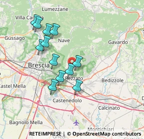 Mappa Via Caduti del Lavoro, 25082 Botticino BS, Italia (6.63583)