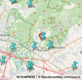 Mappa Via Caduti del Lavoro, 25082 Botticino BS, Italia (5.84727)
