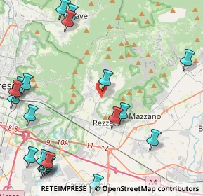Mappa Via Caduti del Lavoro, 25082 Botticino BS, Italia (6.053)