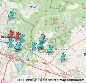 Mappa Via Caduti del Lavoro, 25082 Botticino BS, Italia (4.12308)