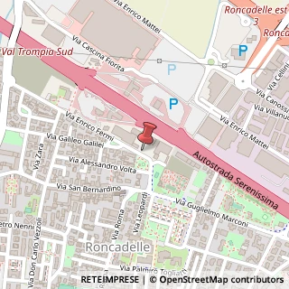 Mappa Via Enrico Fermi, 8, 25030 Roncadelle, Brescia (Lombardia)