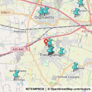 Mappa Via Angelo Canossi, 25039 Travagliato BS, Italia (2.40182)