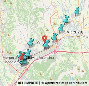Mappa 36051 Creazzo VI, Italia (4.16067)
