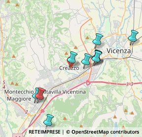 Mappa 36051 Creazzo VI, Italia (4.14)