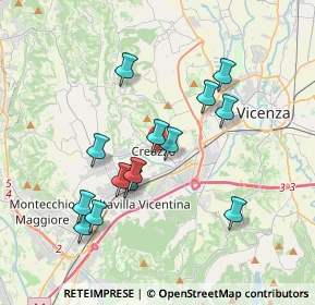 Mappa 36051 Creazzo VI, Italia (3.43786)