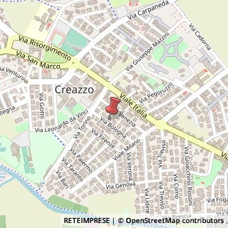 Mappa Via Bologna, 22, 36051 Creazzo, Vicenza (Veneto)