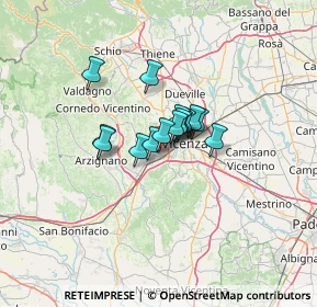 Mappa 36051 Creazzo VI, Italia (6.94533)