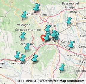 Mappa 36051 Creazzo VI, Italia (13.867)