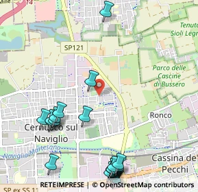 Mappa Via Giovanni Boccaccio, 20063 Cernusco sul Naviglio MI, Italia (1.3975)