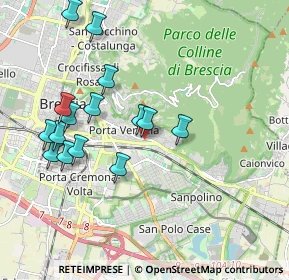 Mappa Via Benedetto Marcello, 25123 Brescia BS, Italia (1.944)