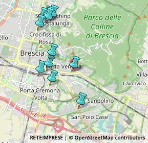 Mappa Via Benedetto Marcello, 25123 Brescia BS, Italia (2.08273)