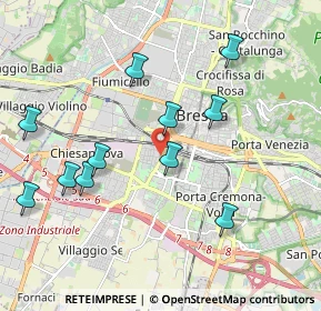 Mappa Via Gerolamo Lamberti, 25125 Brescia BS, Italia (2.05091)