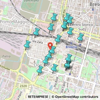 Mappa Via Gerolamo Lamberti, 25125 Brescia BS, Italia (0.47)