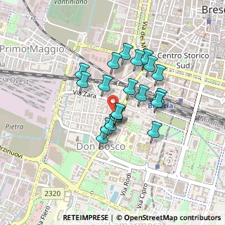 Mappa Via Gerolamo Lamberti, 25125 Brescia BS, Italia (0.33)