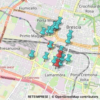 Mappa Via Gerolamo Lamberti, 25125 Brescia BS, Italia (0.724)