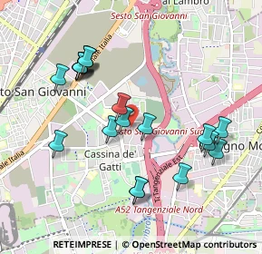 Mappa Via Pisa, 20099 Sesto San Giovanni MI, Italia (0.9715)