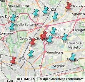 Mappa Via Pisa, 20099 Sesto San Giovanni MI, Italia (4.27357)