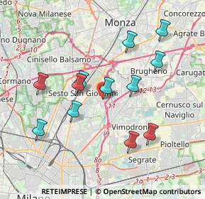 Mappa Via Pisa, 20099 Sesto San Giovanni MI, Italia (3.64)