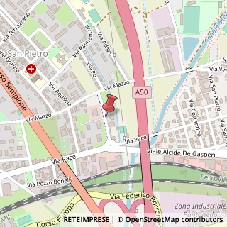 Mappa Via Umberto Pellegrini, 8, 20017 Rho, Milano (Lombardia)