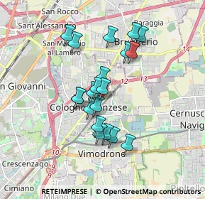 Mappa Via Arosio, 20093 Cologno Monzese MI, Italia (1.438)