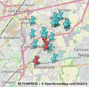 Mappa Via Arosio, 20093 Cologno Monzese MI, Italia (1.476)